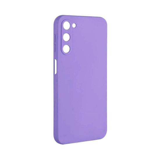 Silicone Case with Camera Shield for Samsung Galaxy S23 Plus Purple